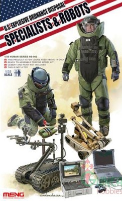 Meng Model HS-003 US Explosive Ordnance Disposal Specialist &amp; Robots
