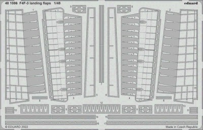 Eduard 481086 SET F4F-3 landing flaps (EDU) 1/48