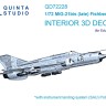 Quinta studio QD72228 МиГ-21БИС Поздний (с системой Полет-ОИ) (Eduard) 1/72