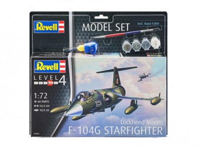Revell 63904 Набор Истребитель-бомбардировщик F-104G Starfighter 1/72