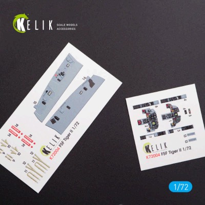 Reskit K72004 F-5F Tiger II full interior 3D (DREAM MODEL) 1/72