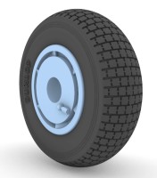 Aims AIMS32P049 de Havilland DH-100 Vampire Mk.3/Mk.5 'Block Tread' wheel set 1/32