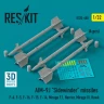 Reskit 32480 AIM-9J 'Sidewinder' missiles (4 pcs.) 1/32