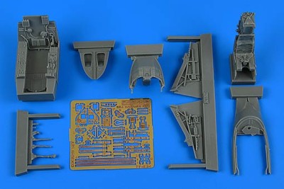 Aires 4824 Sea Harrier FA.2 cockpit set (KIN) 1/48