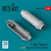 Reskit U48390 F-14A 'Tomcat' closed exhaust nozzles (TAM) 1/48