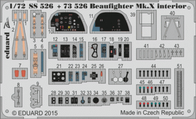 Eduard 73526 Beaufighter Mk.X S.A. 1/72