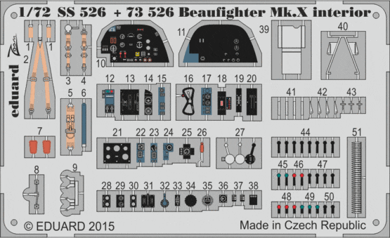 Eduard 73526 Beaufighter Mk.X S.A. 1/72