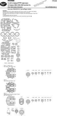 New Ware NWA-M1009 Mask P-2x (SP-2x) Neptune EXPERT (HAS) 1/72