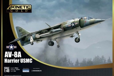 Kinetic K48072 USMC AV-8A Harrier 1/48