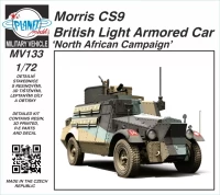 Planet Models MV72133 Morris CS9 British Light Armored Car N.Africa 1/72