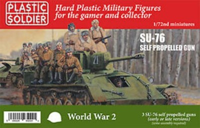Plastic Soldier WW2V20030 1/72nd Russian SU 76 Self Propelled Artillery