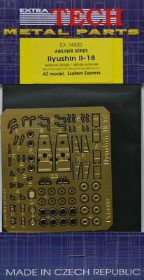 Extratexh EXTE14430 Ilyushin IL-18 External details (AZ/EAEX) 1:144