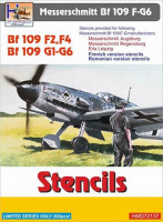 Hm Decals HMD-72137 1/72 Stencils Messerschmitt BF 109 F-G6