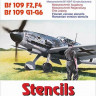 Hm Decals HMD-72137 1/72 Stencils Messerschmitt BF 109 F-G6