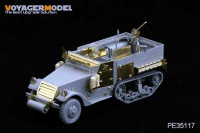 Voyager Model PE35117 Photo Etched set for WWII M2 half track (For DRAGON6329) 1/35