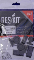 Reskit RS48-0170 A-3 Skywarrior wheels set (TRUMP) 1/48