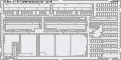 Eduard 36120 M-1131 additional armour Trumpeter