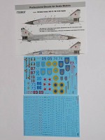 Foxbot Decals FBOT72016T Ukrainian Foxbats: Mikoyan MiG-25 and Stencils 1/72