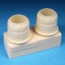Barracuda Studios BCR72210 BAC/EE Lightning F.2A/F.6 Exhaust Cans - (designed to be used with Airfix kits) 1/72