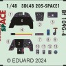 Eduard 3DL48205 Bf 109G-4 SPACE (EDU) 1/48