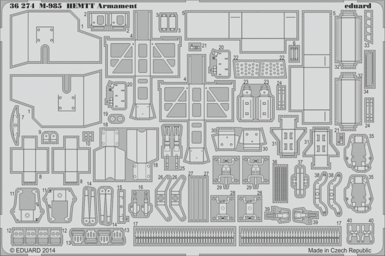 Eduard 36274 M-985 HEMTT Armament