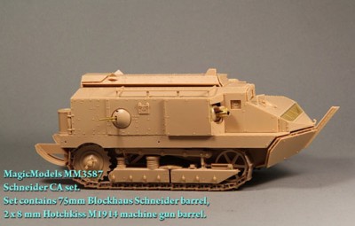 Magic Models MM3587 Комплект ствола и пулеметов для Schneider CA 1/35