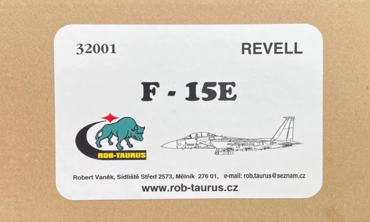Rob Taurus 32001 Vacu Canopy F-15E (REV) 1/32