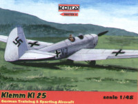 Kora Model 4814 Klemm KL 25(Germ.Training&Sporting Aircraft) 1/48