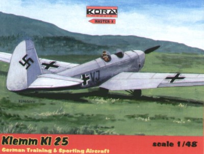 Kora Model 4814 Klemm KL 25(Germ.Training&amp;Sporting Aircraft) 1/48