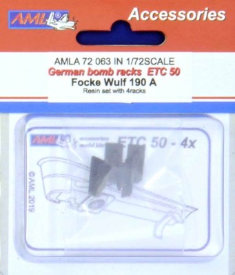 AML AMLA72063 Fw 190A German bomb racks ETC 50 1/72