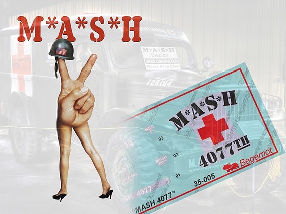 Begemot Decals 35-005 Dodge WC-54 MASH-4077 1/35