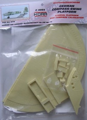 Kora Model C4803 German Compass-Swing Platform (Me 210,Me 410) 1/48
