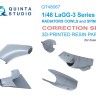 Quinta studio QT48067 Обтекатели радиаторов и кок винта для ЛаГГ-3 66 серии (Звезда) 1/48