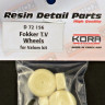 Kora Model D72156 Wheels for Fokker T.V (VALOM) 1/72