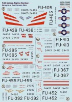 Print Scale 72495 North-American F-86F Sabre Fighter Bomber Groups of the Korean War 1/72