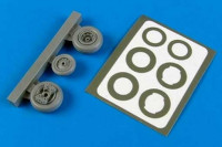 Aires 4592 T-28 Trojan wheels & paint masks 1/48