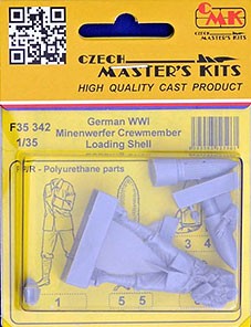CMK F35342 German WWII Minenwerfer Crewmember load.shell