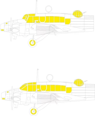 Eduard EX918 Mask Anson Mk.I TFace (AIRF) 1/48