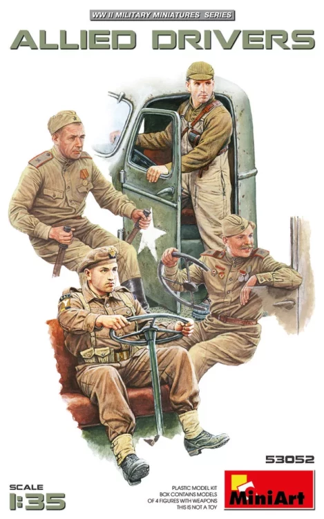 Miniart 53052 Allied Drivers (4 fig.) 1/35