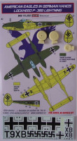 Kora Model DEC72252 Lockheed P-38G Lightning (Luftwaffe) декали декали 1/72