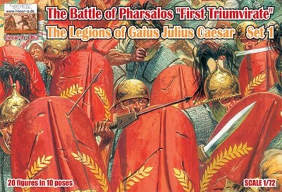 Linear-A LA063 The Battle Of Pharsalos "First Triumvirate" The Legions Of Gaius Julius Caesar Set 1 (3D-Printed) 1/72