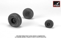 Armory ARAW35303 Sikorsky UH-60 Black Hawk wheels with weighted tires/tyres 1/35