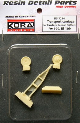 Kora Model DS7214 Transport carriage for fuselage Fw 190/Bf 109 1/72