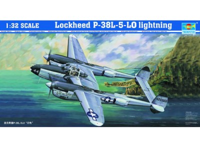 Trumpeter 02227 Самолет Р-38L-5-LO &quot;Лайтнинг&quot; 1/32