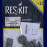Reskit RS32-0151 Fw-190/Ta-152 Late wheels Type 1 (HAS) 1/32