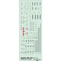 HGW 248018 STENCILS Spitfire Mk.VIII 1/48