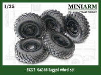 Miniarm 35271 ГаЗ-66 колеса с посадкой, 5 шт 1/35