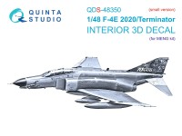 Quinta studio QDS-48350 F-4E 2020 Terminator (MENG) (малая версия) 1/48