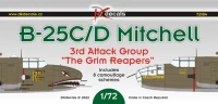 Dk Decals 72104 B-25C/D Mitchel 'The Grim Reapers' (8x camo) 1/72
