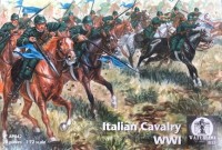 Waterloo 1815 WLAP042 Italian WWI Cavalry. Includes 10 horses and 10 riders 1/72